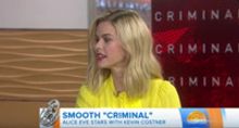 VIDEO: Alice Eve Talks Upcoming Thriller CRIMINAL on 'Today'