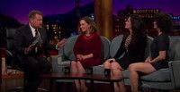 VIDEO: Emilia Clarke, Ilana Glazer & Abbi Jacobson Visit LATE LATE SHOW
