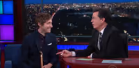 VIDEO: Thomas Middleditch Makes a Fancy Entrance on LATE SHOW