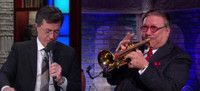 VIDEO: Arturo Sandoval & Stephen Colbert Have 'Trumpet Off' on LATE SHOW Video