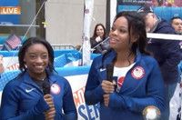 VIDEO: Gabby Douglas and Simone Biles Talk Road to Rio Olympics on TODAY