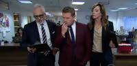 VIDEO: Allison Janney and Bradley Whitford Make a 'West Wing' Entrance on JAMES… Video