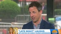 VIDEO: Seth Meyers Talks New Baby, Rap Group & 'Late Night' on TODAY