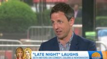 VIDEO: Seth Meyers Talks New Baby, Rap Group & 'Late Night' on TODAY
