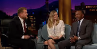 VIDEO: Elizabeth Olsen & Anthony Mackie Talk 'Captain America' on JAMES CORDEN Video
