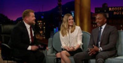 VIDEO: Elizabeth Olsen & Anthony Mackie Talk 'Captain America' on JAMES CORDEN