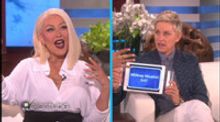 VIDEO: Sneak Peek - Christina Aguilera Channels Adele, Rihanna & More on ELLEN