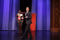 VIDEO: Carmelo Anthony Takes On the 'Running Man Challenge' on TONIGHT Video