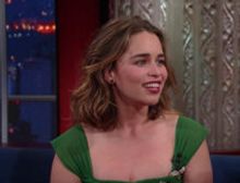 VIDEO: Stephen Colbert Learns Emilia Clarke Is NOT the Mother of Dragons