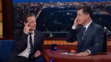 VIDEO: Stephen and James McAvoy Read Minds on LATE SHOW