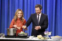 VIDEO: Seth & Giada De Laurentiis Make Cocktails & Pasta on LATE NIGHT
