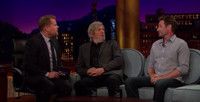 VIDEO: Jeff Bridges and David Duchovny Visit LATE LATE SHOW