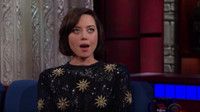 VIDEO: Aubrey Plaza Has Trouble Keeping a Secret on LATE SHOW Video