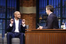VIDEO: Finesse Mitchell & Seth Meyers Recall Their SNL Days on LATE NIGHT