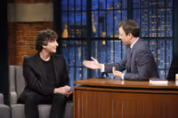 VIDEO: Neil Gaiman Talks Upcoming TV Adaptation of His Novel 'American Gods' on LATE… Video