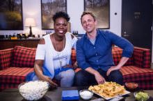 VIDEO: Seth Meryers and Leslie Jones Watch GAME OF THRONES Together