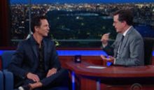 VIDEO: 'Chopped' Fan Benjamin Bratt Compares Cooking Notes with Stephen on LATE SHOW