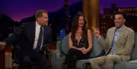 VIDEO: Juliette Lewis, Zachary Quinto Visit LATE LATE SHOW Video