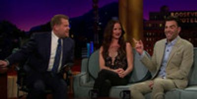 VIDEO: Juliette Lewis, Zachary Quinto Visit LATE LATE SHOW