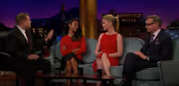 VIDEO: Zoe Saldana, Julia Stiles & Paul Feig Visit LATE LATE SHOW
