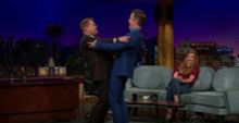 VIDEO: James Corden Calls Out Chris Pine on His Awkward Hugs