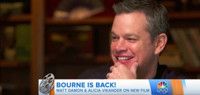 VIDEO: Matt Damon & Alicia Vikander Talks 'Jason Bourne' on TODAY