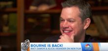 VIDEO: Matt Damon & Alicia Vikander Talks 'Jason Bourne' on TODAY