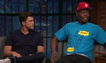 VIDEO: SNL's Colin Jost & Michael Che Recap the DNC on LATE NIGHT