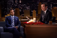 VIDEO: Aziz Ansari Talks Trump's Feud with Gold Star Military Family on TONIGHT SHOW