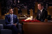 VIDEO: Aziz Ansari Talks Trump's Feud with Gold Star Military Family on TONIGHT SHOW
