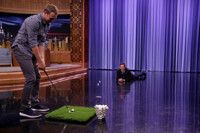 VIDEO: Jordan Spieth Attempts to Hit a Marshmallow Into Jimmy's Mouth on TONIGHT SHOW