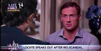 VIDEO: Ryan Lochte Comes Clean to Stephen Colbert in 'Late Show Exclusive'