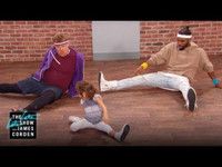 VIDEO: James Corden & Jason Derulo Push Their Talents to the Limits in Toddler Dance… Video