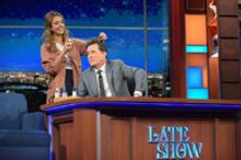 VIDEO: Jessica Alba Turns Stephen Into a Hipster Millennial on LATE SHOW