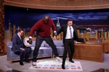 VIDEO: Shaquille O'Neal Plays Jell-O Shot Twister on TONIGHT SHOW