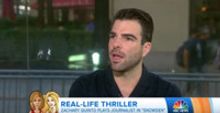VIDEO: Zachary Quinto Talks New Film 'Snowden' on TODAY