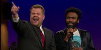 VIDEO: Donald Glover & Reggie Watts Make Music on LATE LATE SHOW