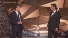 VIDEO: Matt Damon Surprises at EMMYS to Mock Long-Time Foe Jimmy Kimmel
