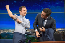 VIDEO: Elijah Wood Reveals Interesting Tattoo Ink on LATE SHOW