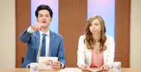 VIDEO: Ben Schwartz & Samantha Newman Spoof Morning TV Fare in THE EARLIEST SHOW Video