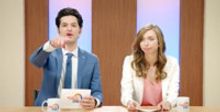 VIDEO: Ben Schwartz & Samantha Newman Spoof Morning TV Fare in THE EARLIEST SHOW