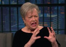 VIDEO: Kathy Bates Talks Season 4 of 'American Horror Story' on LATE NIGHT