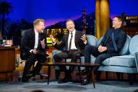 VIDEO: Aaron Eckhart, Trevor Noah & James Get Physical on LATE LATE SHOW