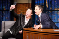 VIDEO: Seth & Social Media Influencer Cameron Dallas Have Selfie Competition Video