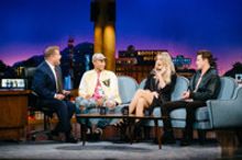 VIDEO: Khloe Kardashian, Pharrell Williams & Cameron Dallas Visit JAMES CORDEN