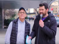 VIDEO: Billy Eichner & Stephen Colbert Talk to New Yorkers About Donald Trump