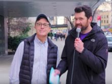 VIDEO: Billy Eichner & Stephen Colbert Talk to New Yorkers About Donald Trump