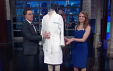 VIDEO: Stephen Colbert Presents President Trump With Robe Force Once