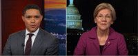 VIDEO: Elizabeth Warren Reacts to Being Silenced on Senate Floor on THE DAILY SHOW