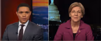 VIDEO: Elizabeth Warren Reacts to Being Silenced on Senate Floor on THE DAILY SHOW Video